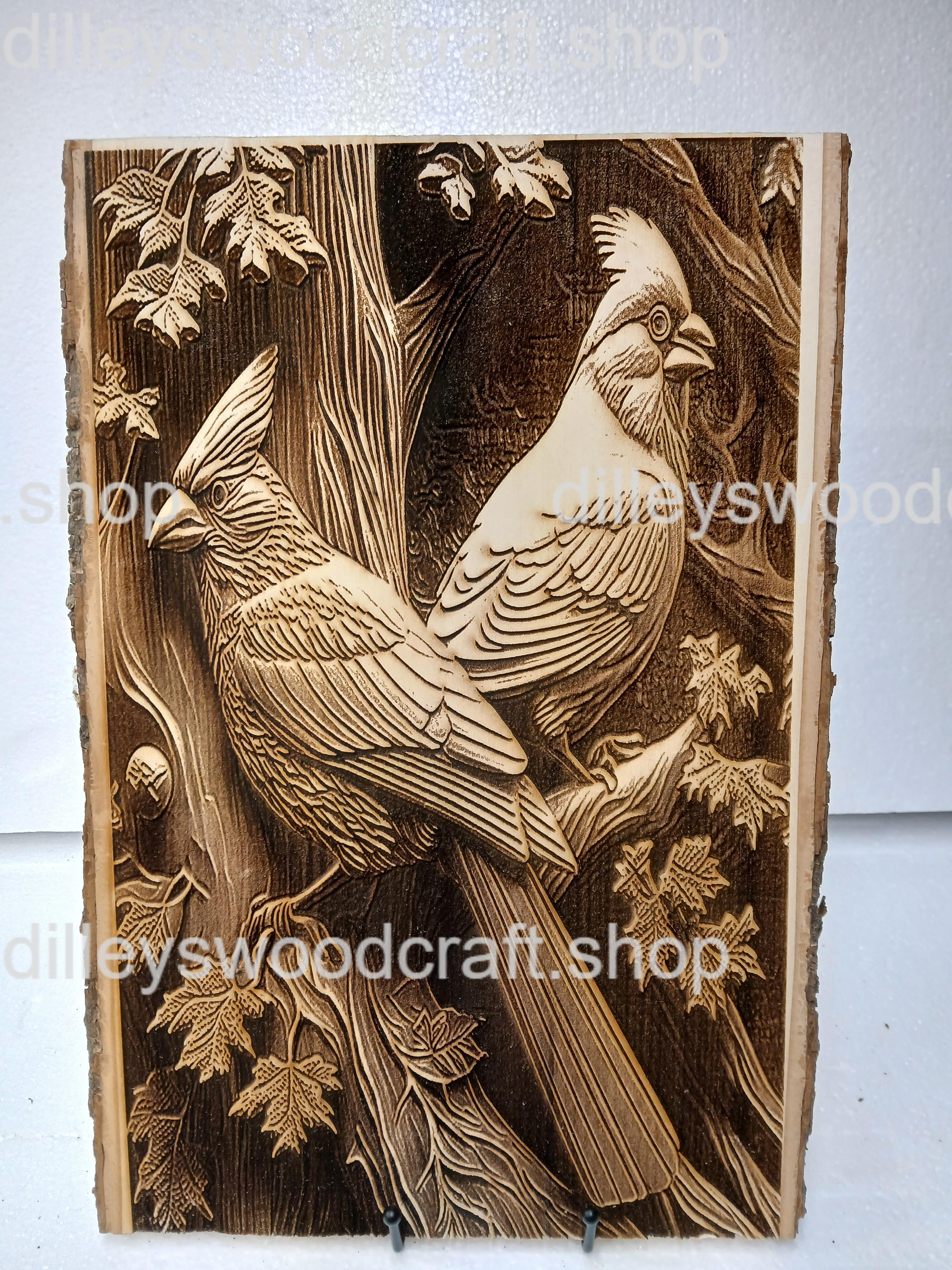 Cardinals Rectangle Engraving Board