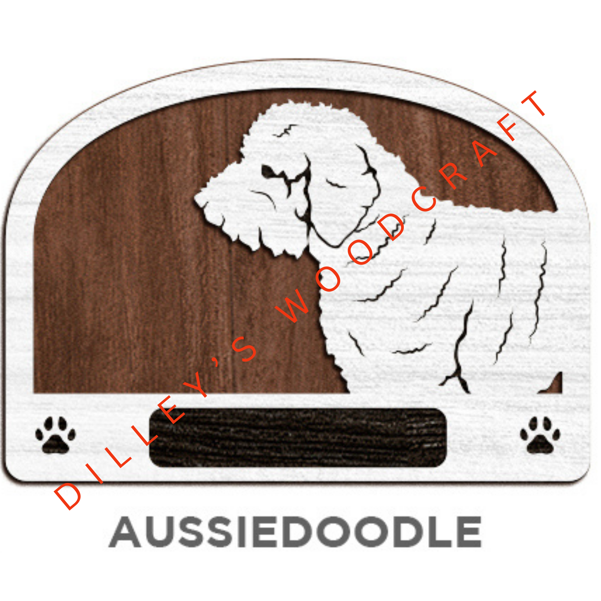 Dog Leash Holders - Aussiedoodle