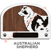Dog Leash Holders - Australian Shepherd