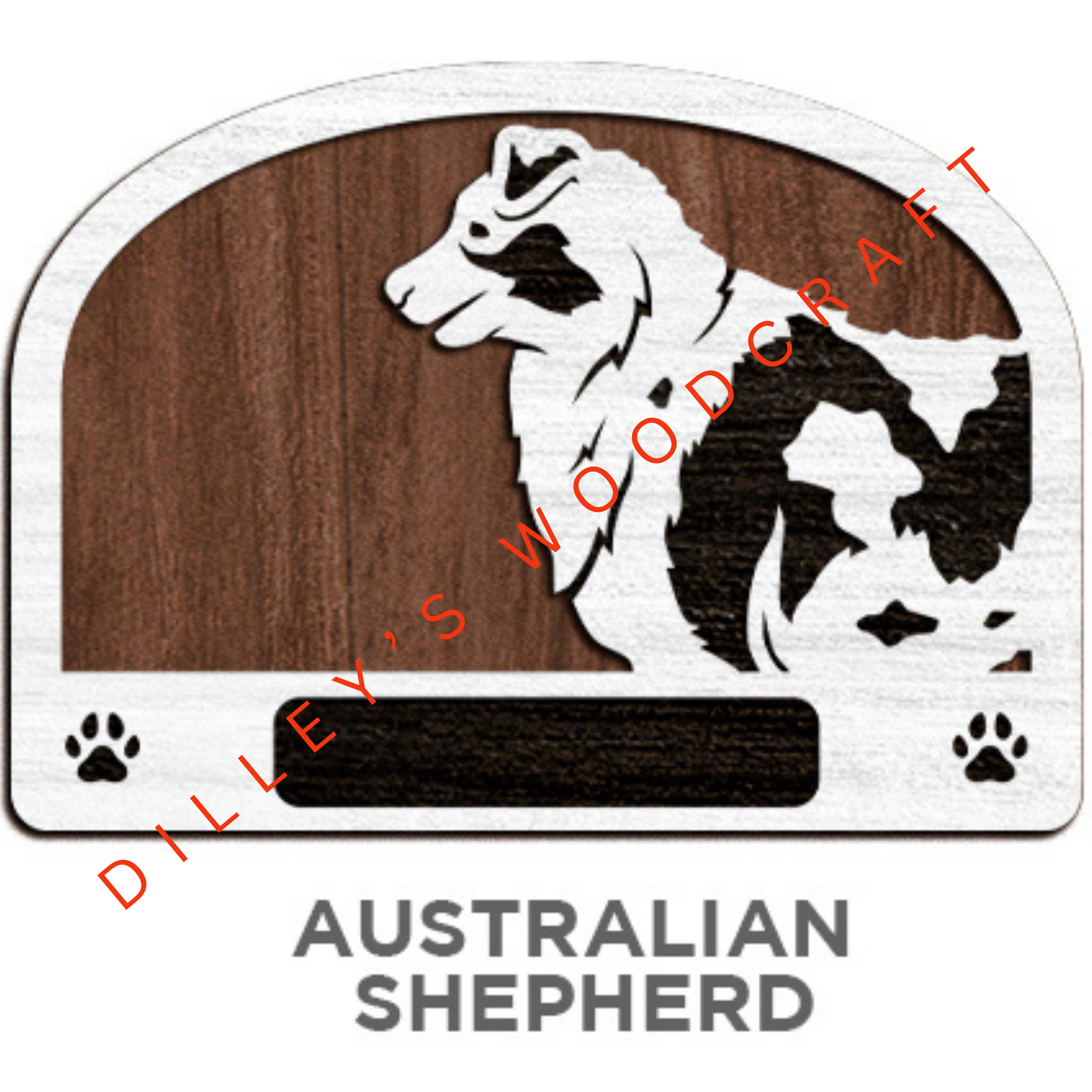 Dog Leash Holders - Australian Shepherd