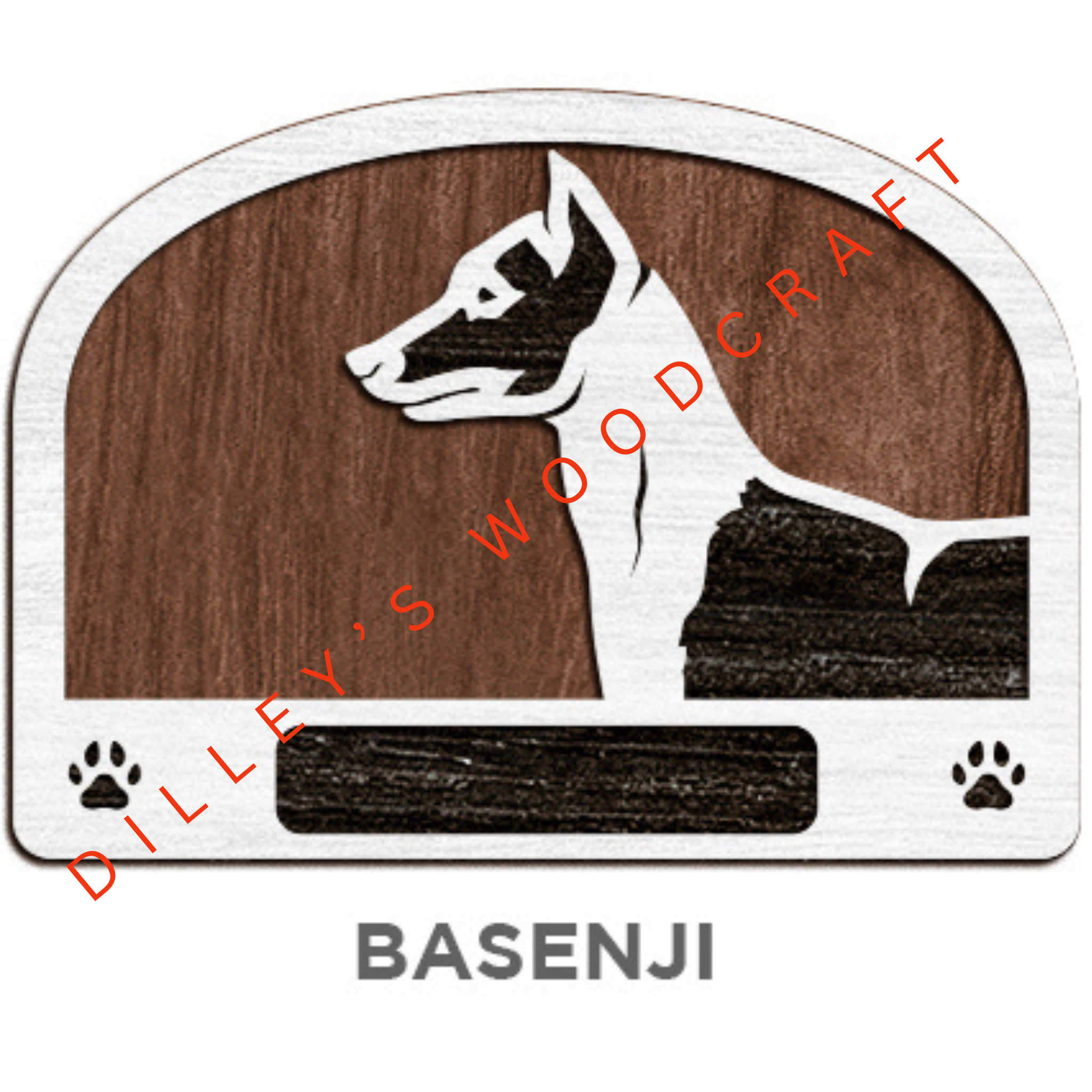 Dog Leash Holders - Basenji