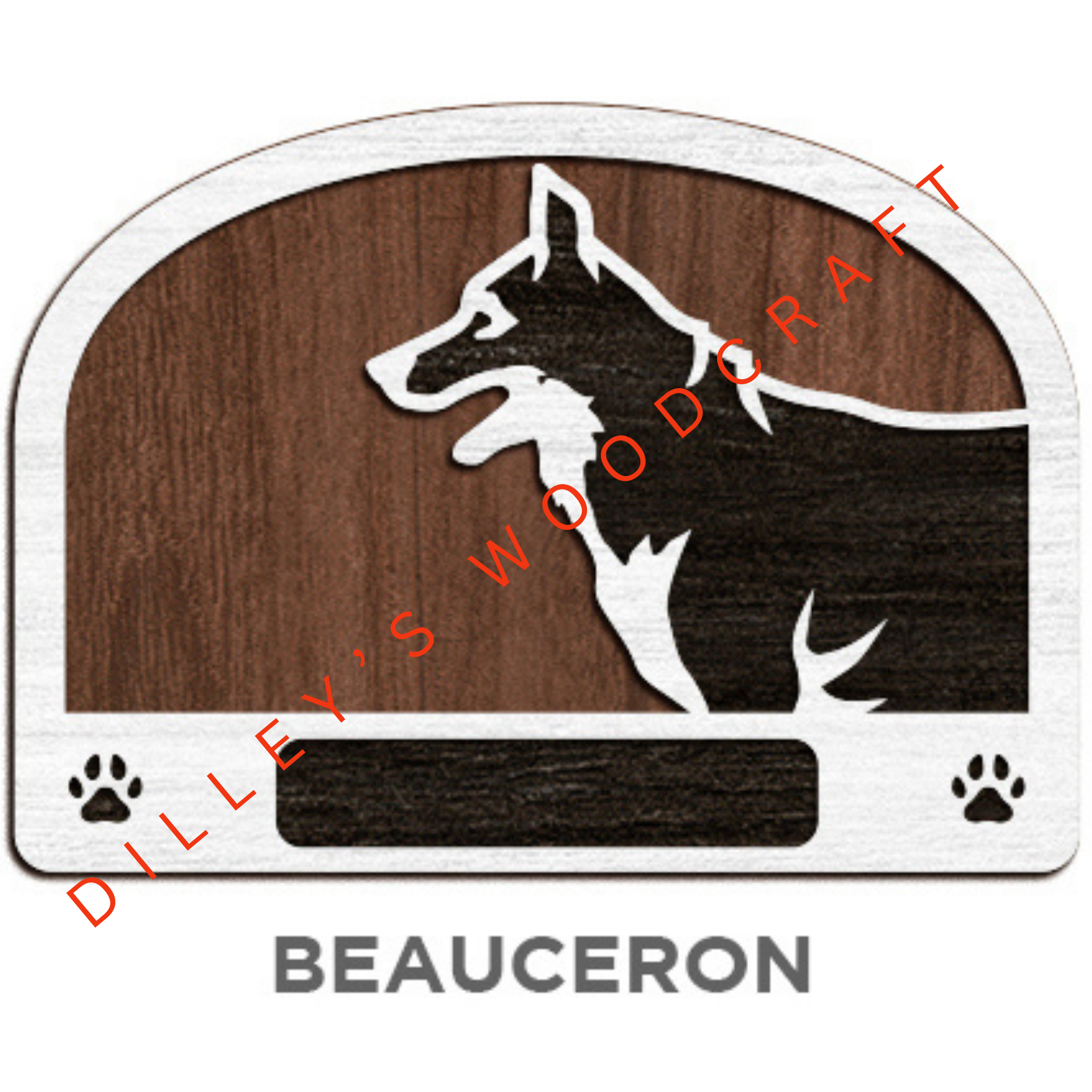 Dog Leash Holders - Beauceron