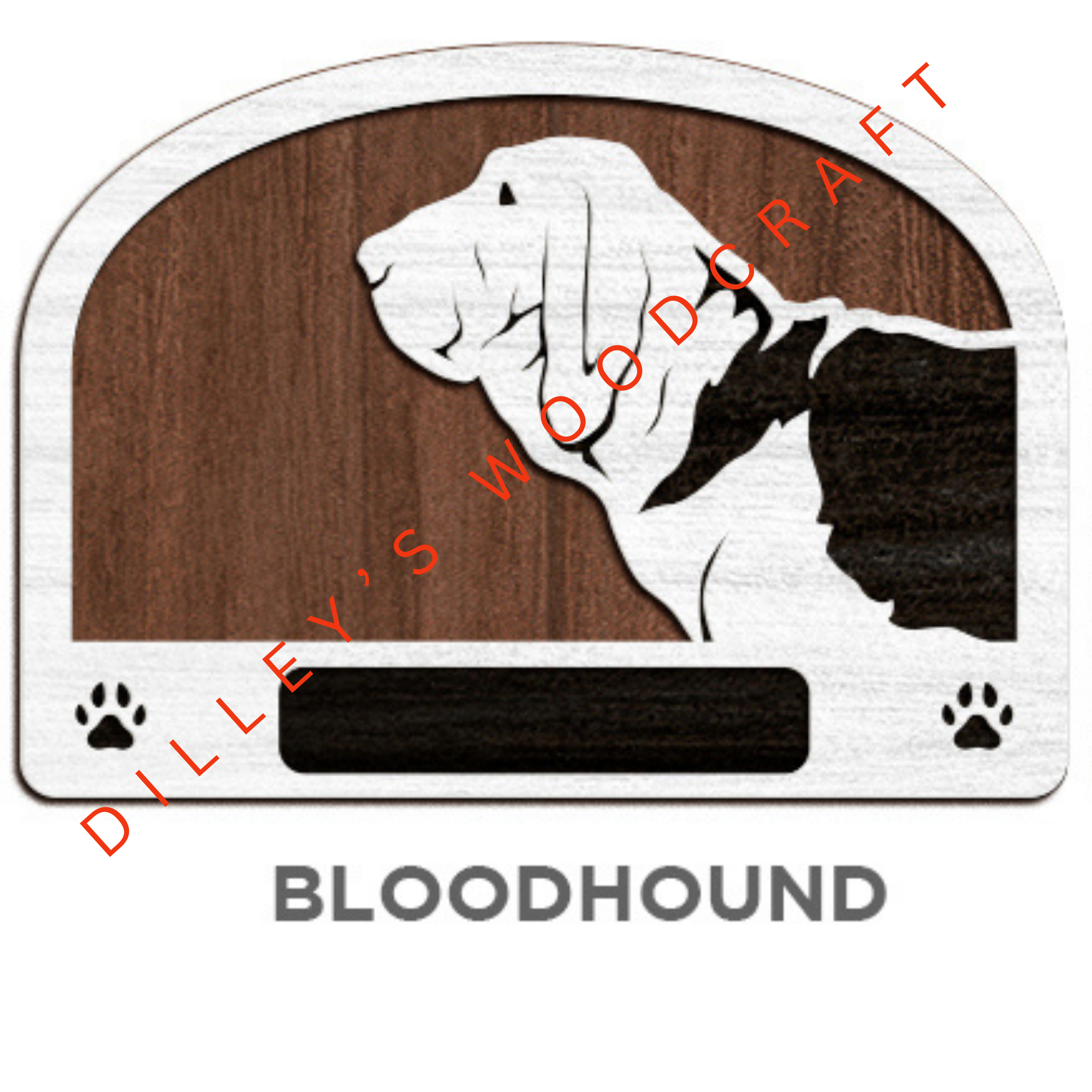 Dog Leash Holders - Bloodhound