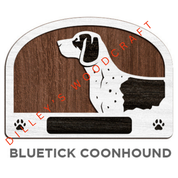 Dog Leash Holders - Bluetick Coonhound