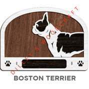 Dog Leash Holders - Boston Terrier