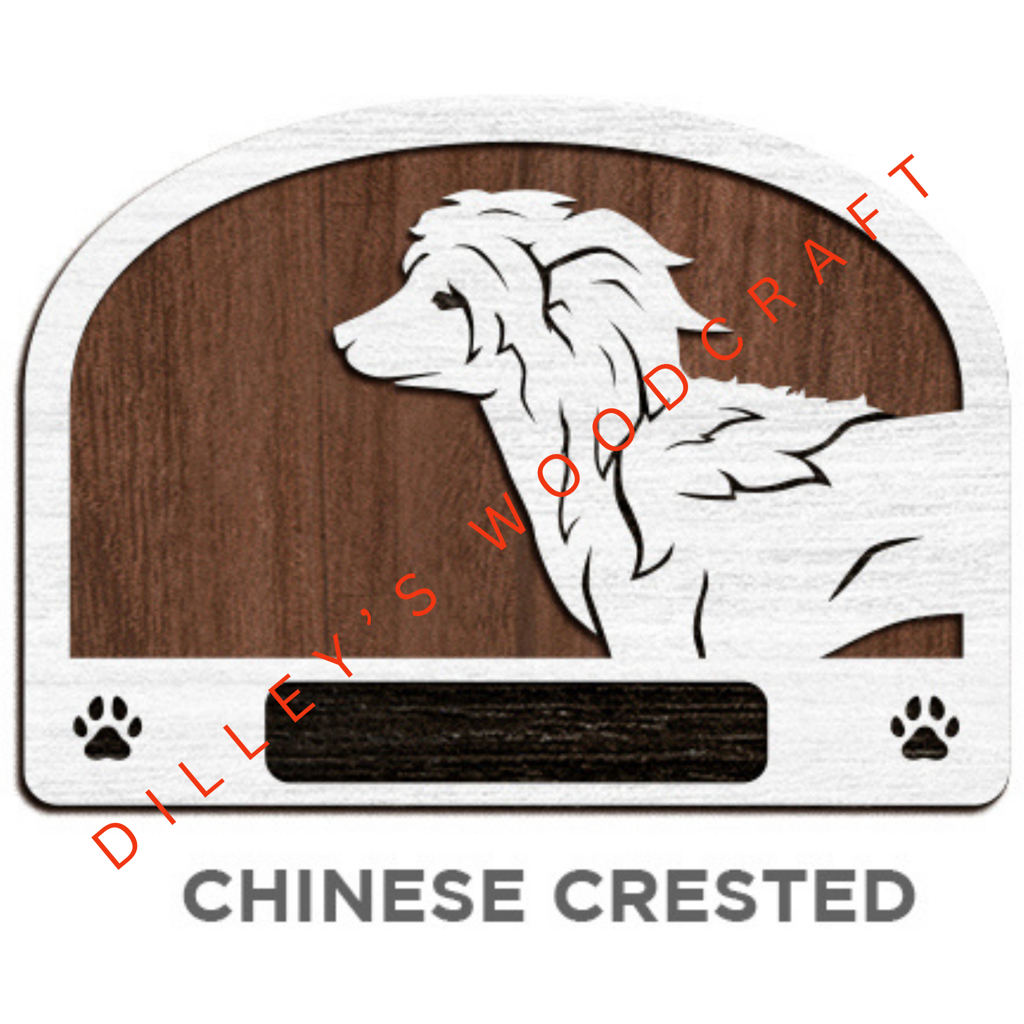 Dog Leash Holders - Chinese Crested