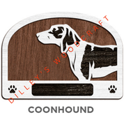 Dog Leash Holders - Coonhound