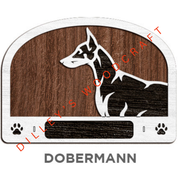 Dog Leash Holders - Dobermann