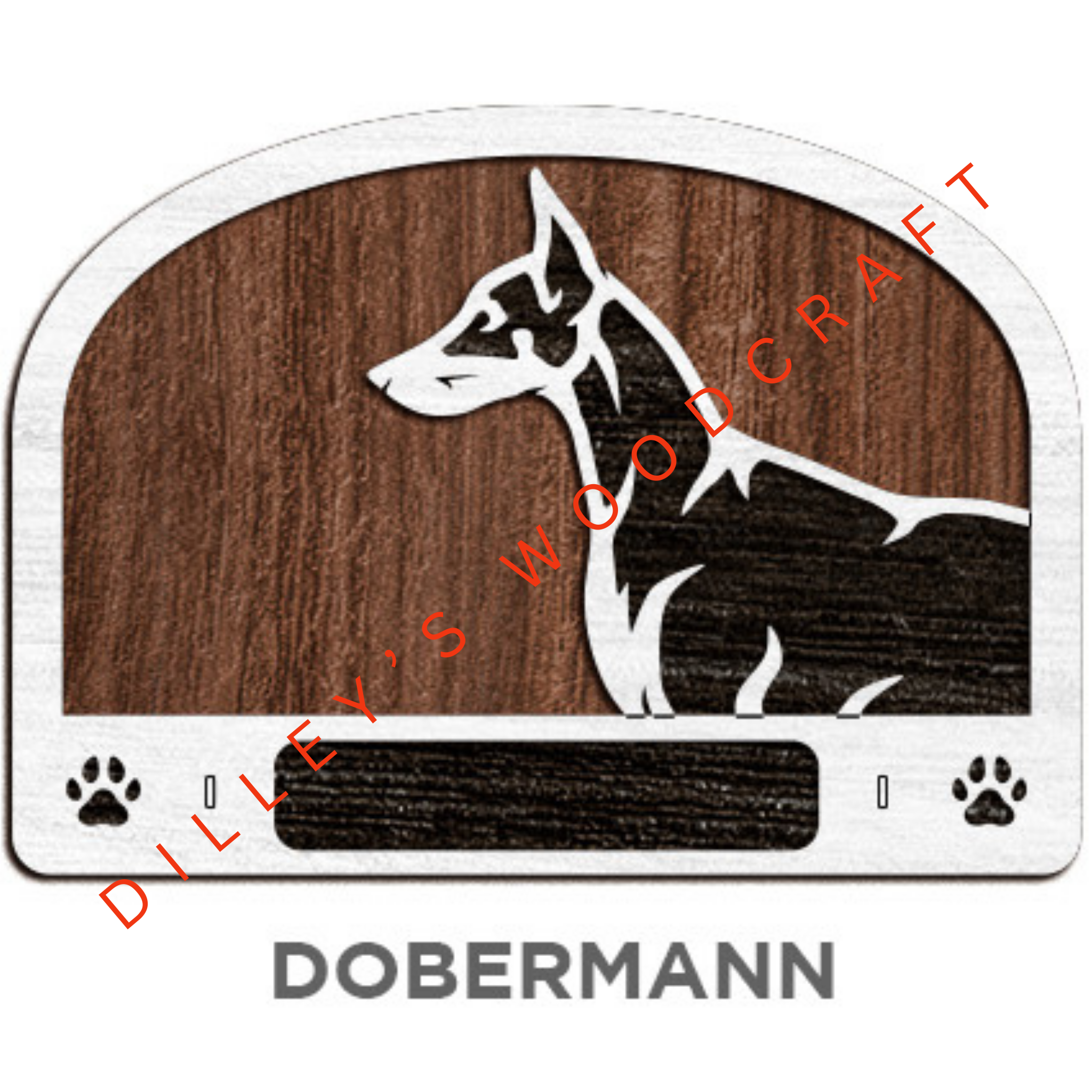 Dog Leash Holders - Dobermann