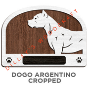 Dog Leash Holders - Dogo Argentino (Cropped)