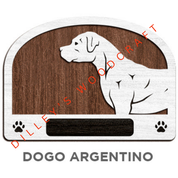 Dog Leash Holders - Dogo Argentino