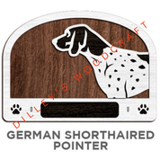 Dog Leash Holders - German Shorthaired Pointer