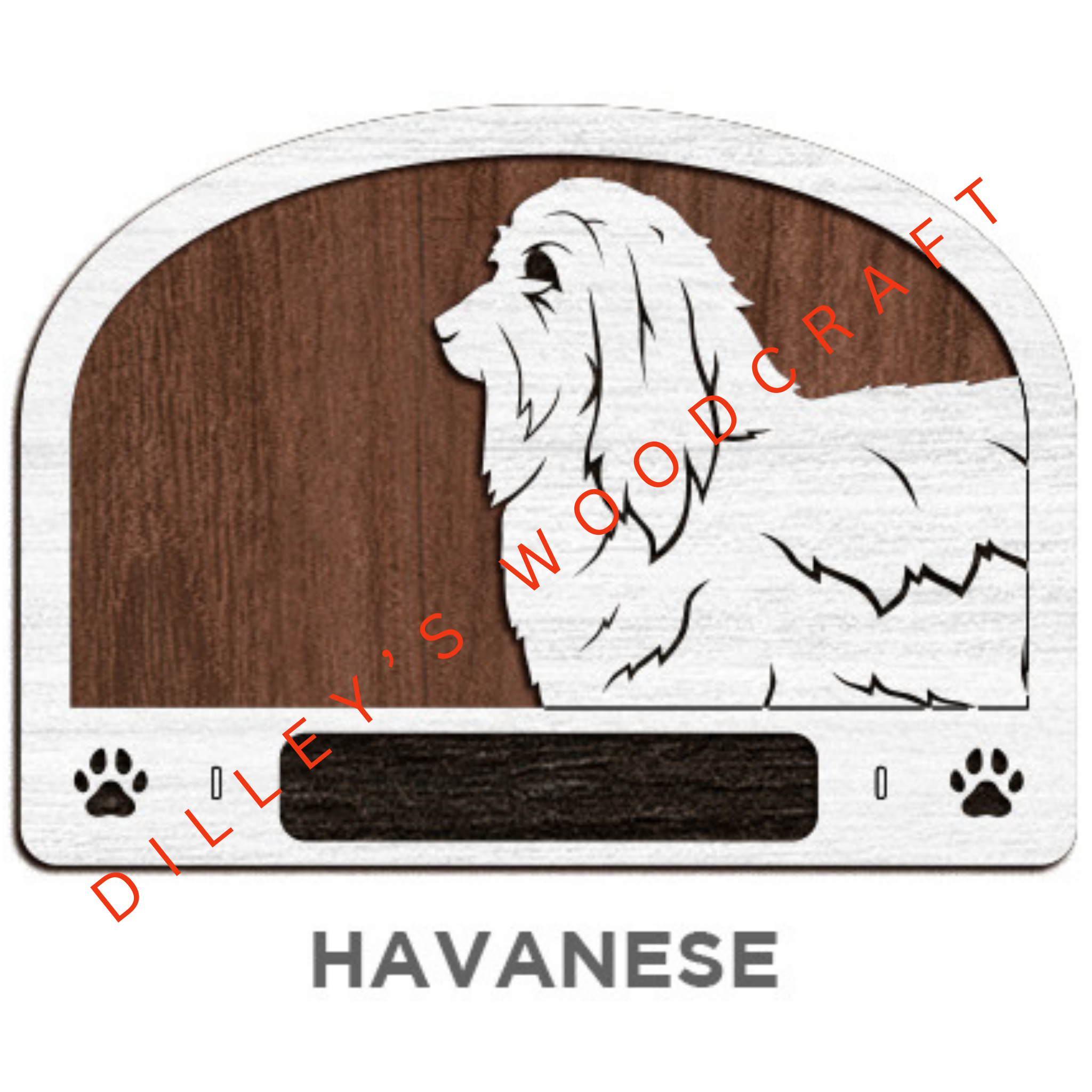 Dog Leash Holders - Havanese