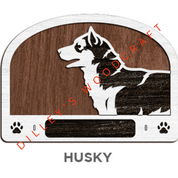 Dog Leash Holders - Husky