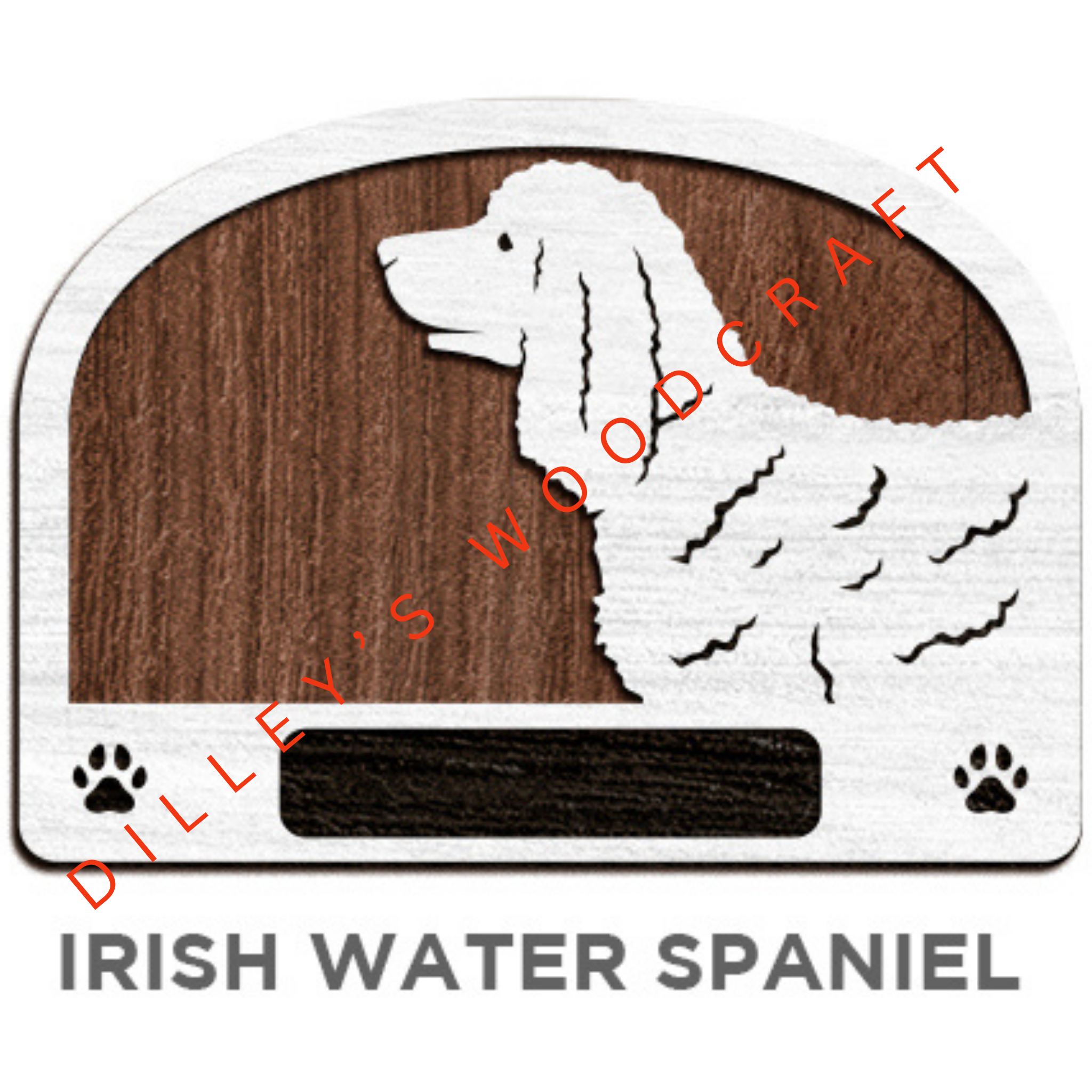 Dog Leash Holders - Irish Water Spaniel