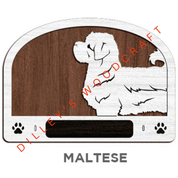 Dog Leash Holders - Maltese