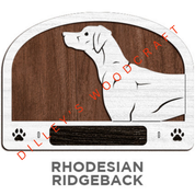 Dog Leash Holders - Rhodesian Ridgeback