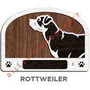 Dog Leash Holders - Rottweiler