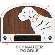 Dog Leash Holders - Schnauzer Poodle