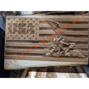 Flag Raising Engraving Board