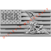 Flag Raising Engraving Board