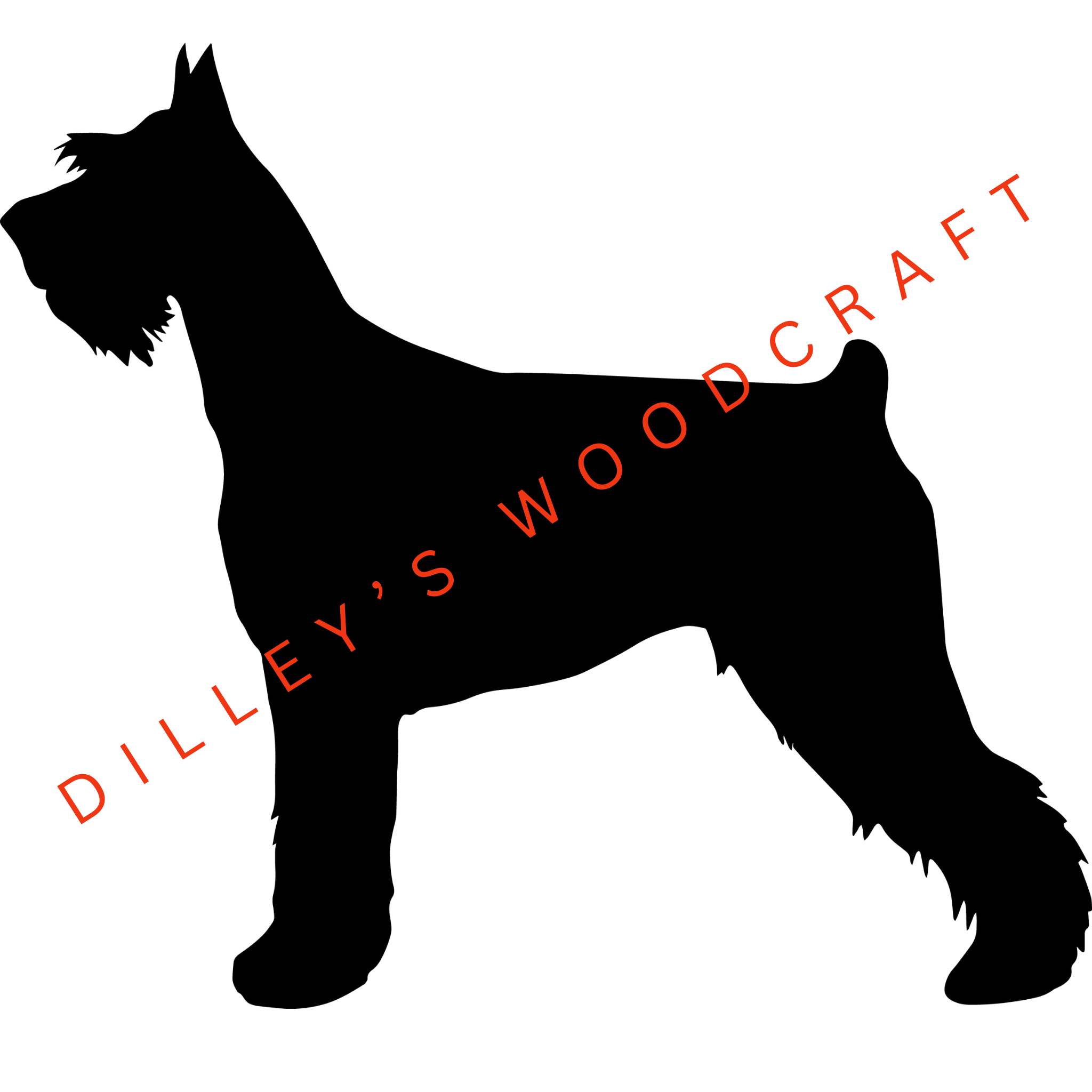 Giant Schnauzer Body Engraving Board