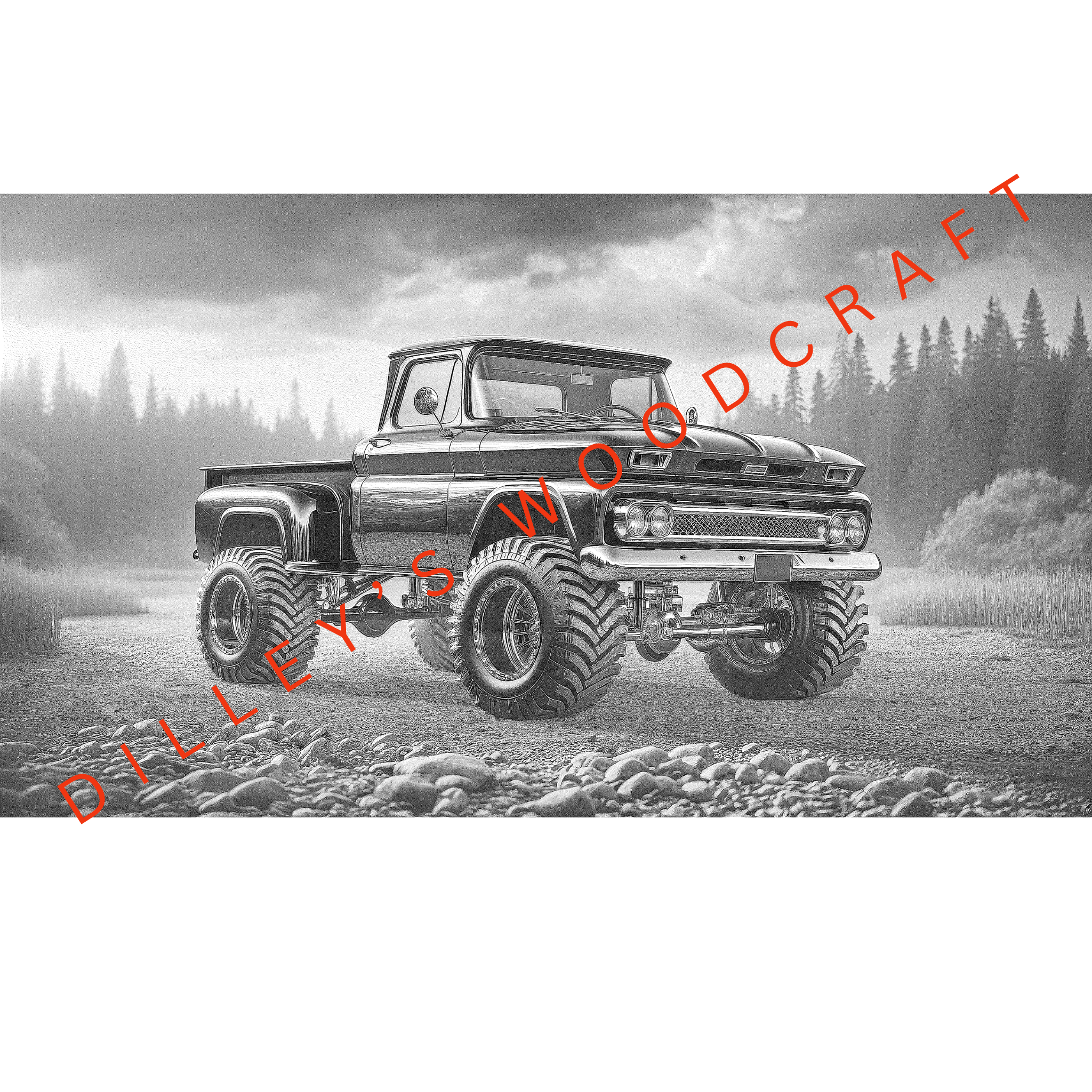 Pickup 1d1 Engraving Board