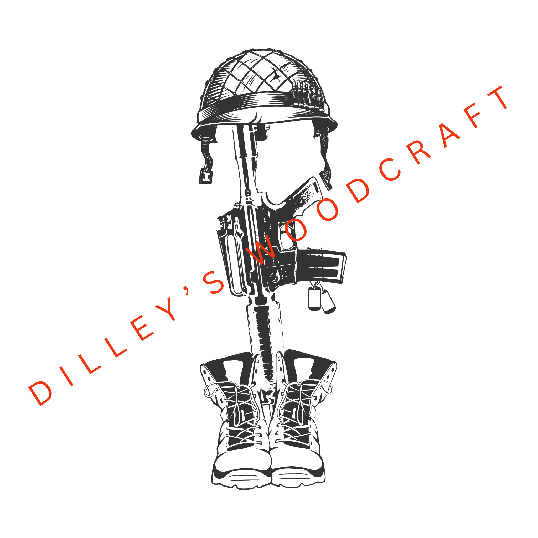 Soldier Cross Engraving Board