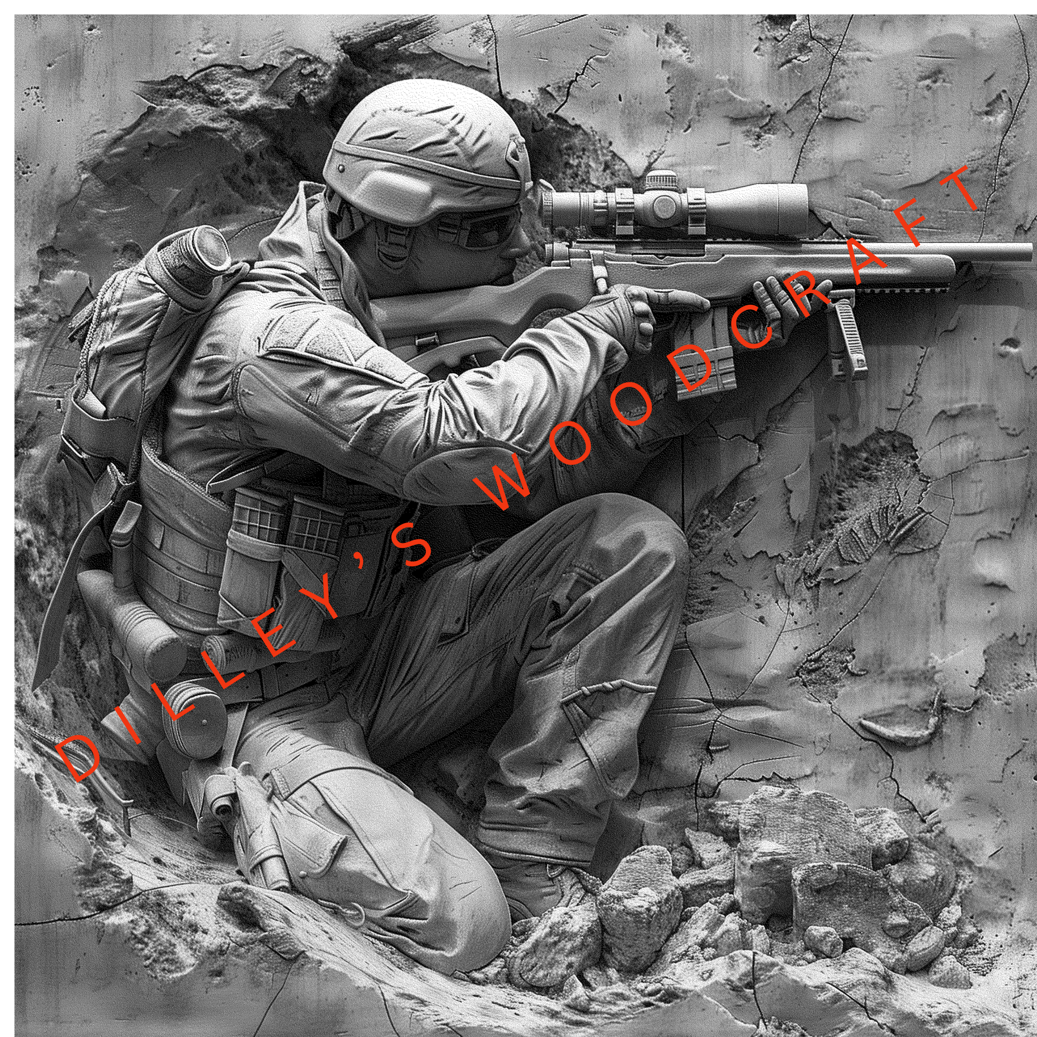 Sniper Engraving Board