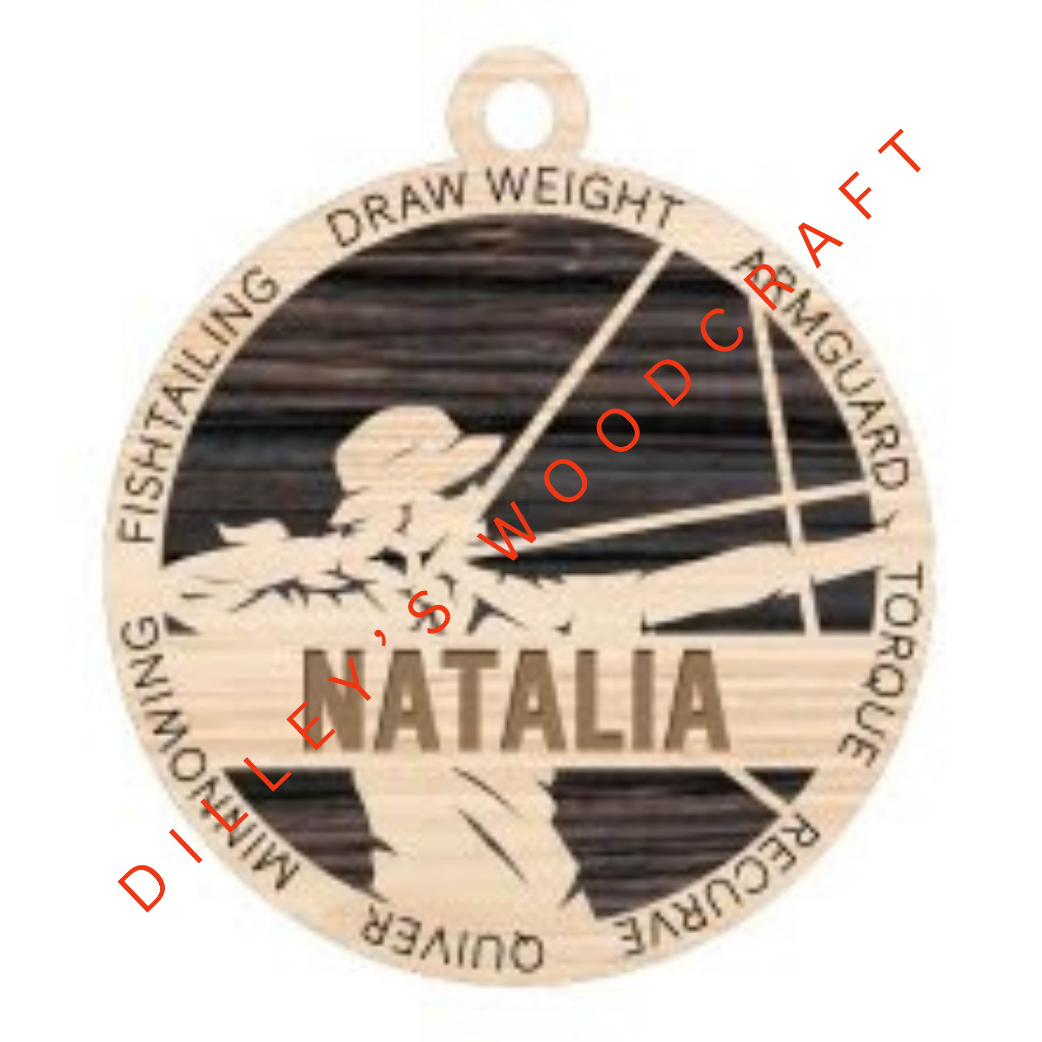 Stadium Series Ornament - Archery (Female)