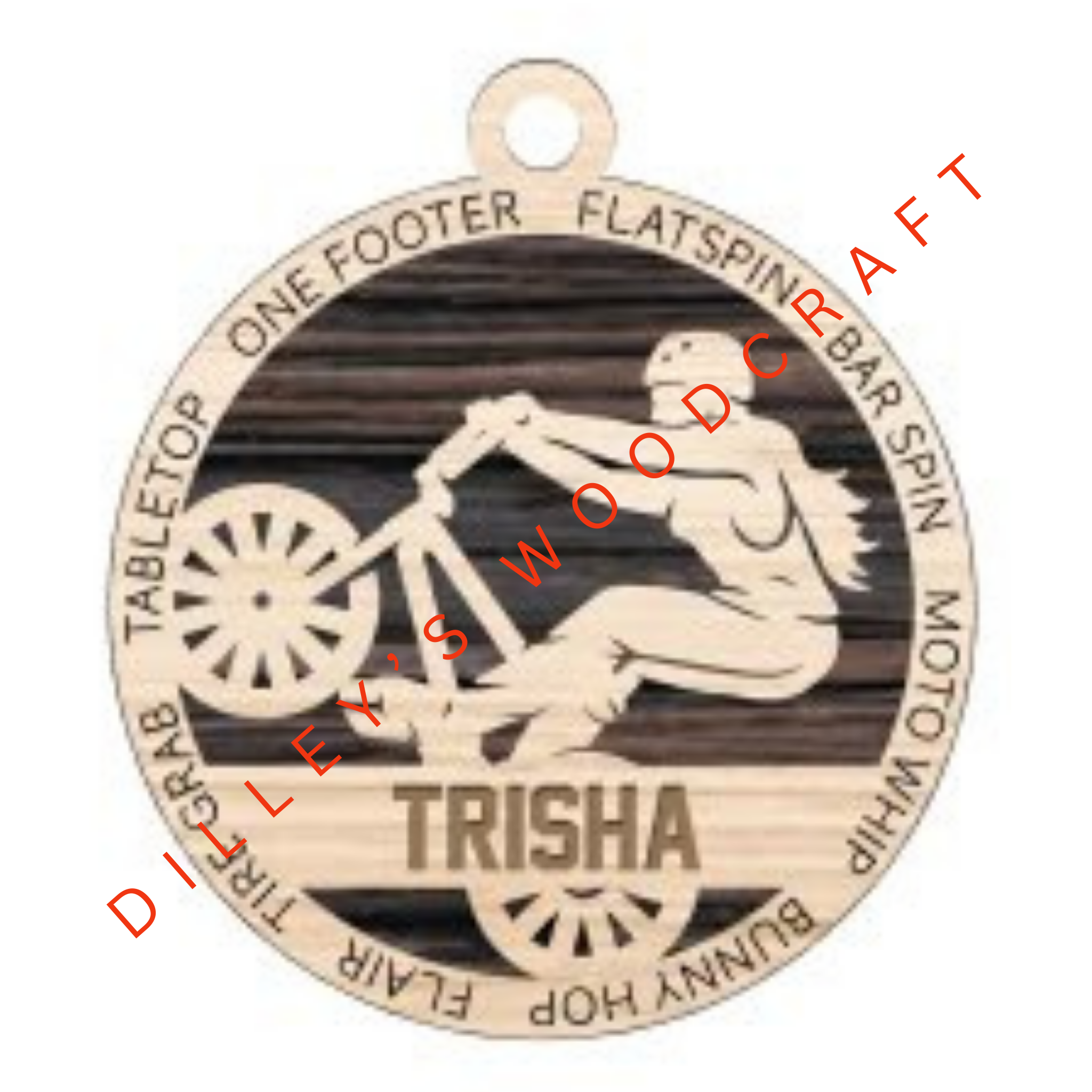 Stadium Series Ornament - BMX (Female)