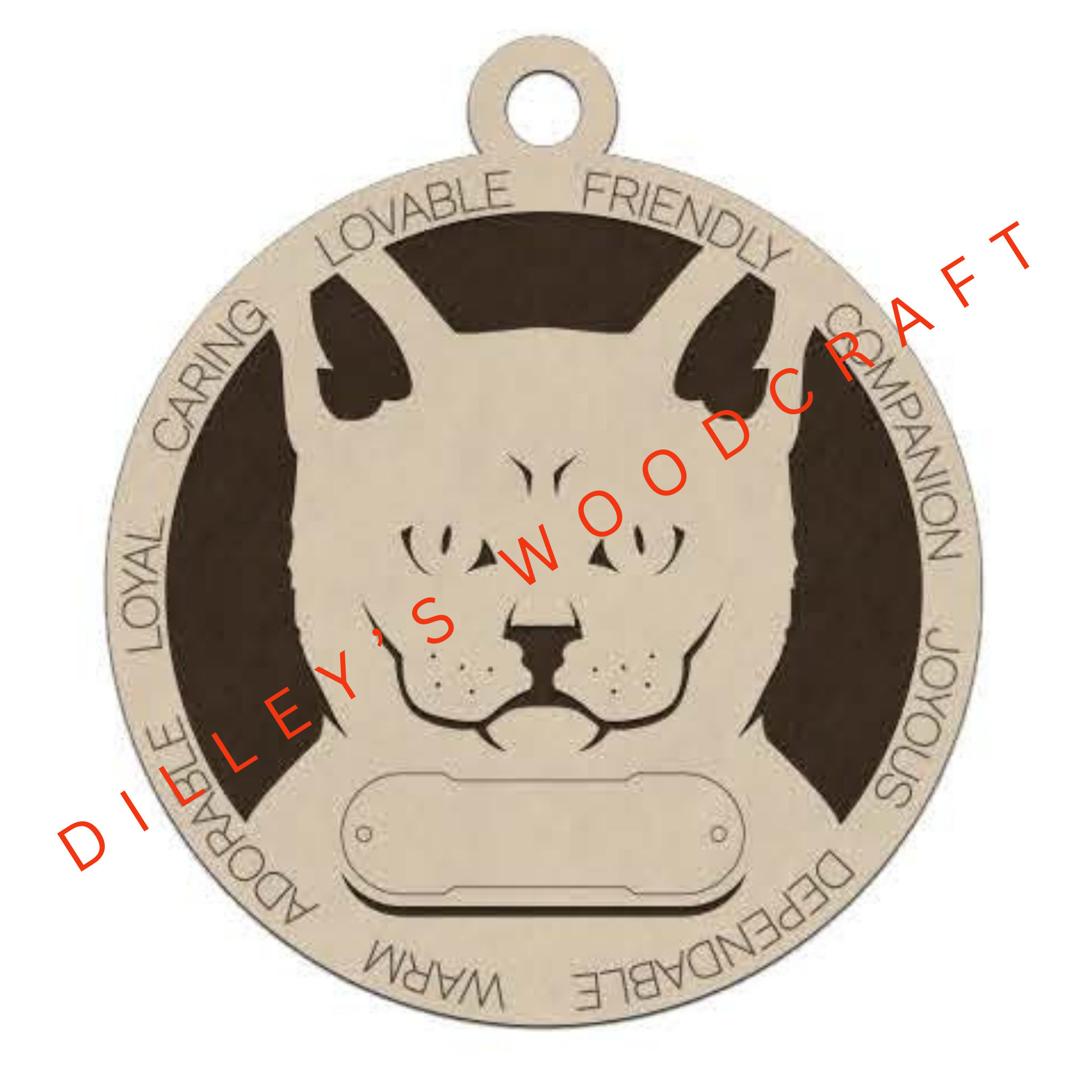 Cat Ornament Friendly - Bombay Cat