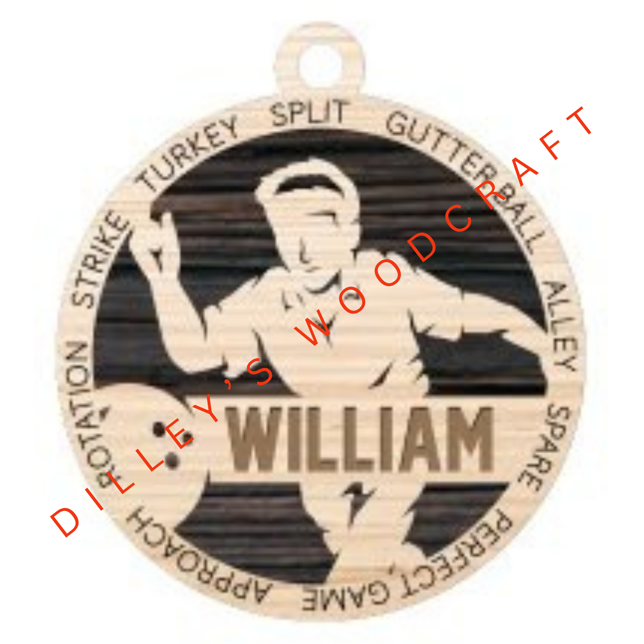 Stadium Series Ornament - Bowling (Male)