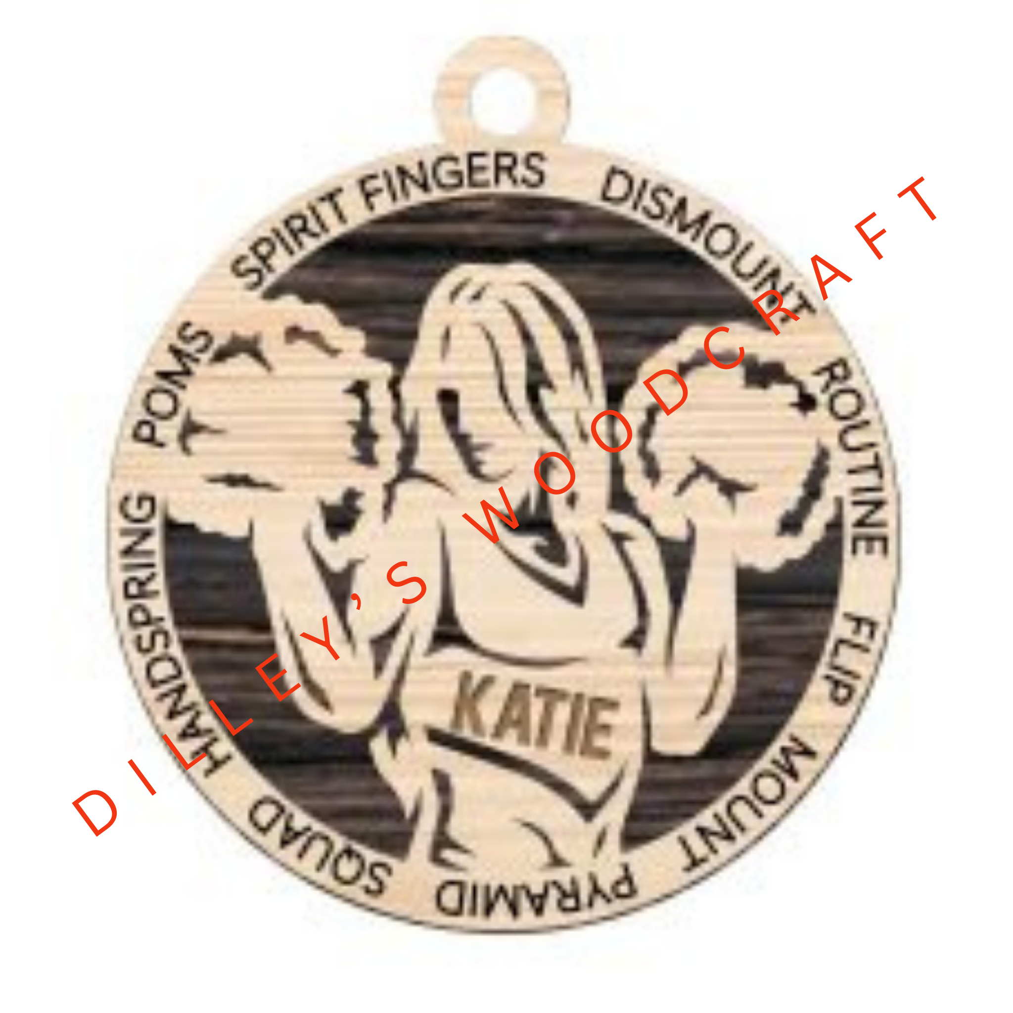Stadium Series Ornament - Cheerleader (Female)