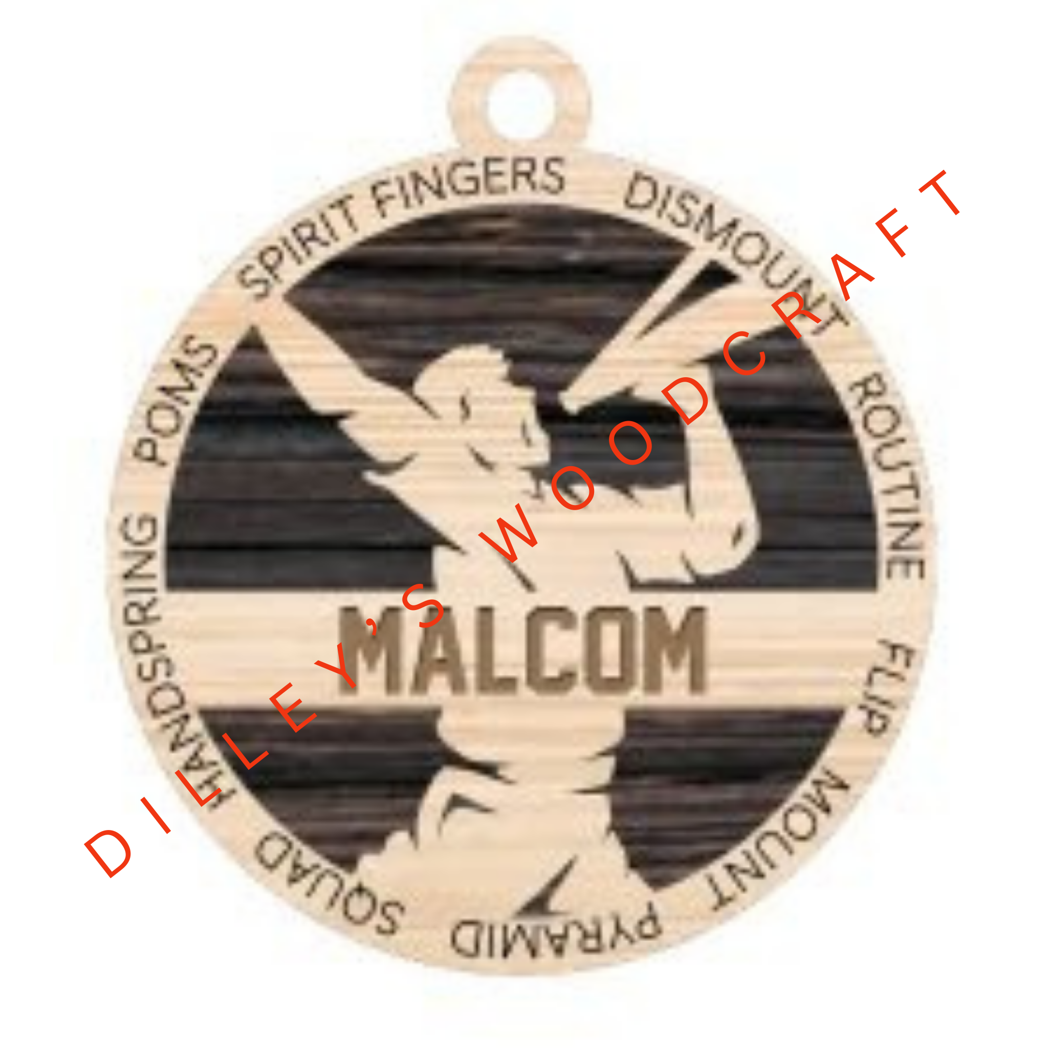 Stadium Series Ornament - Cheerleader (Male)
