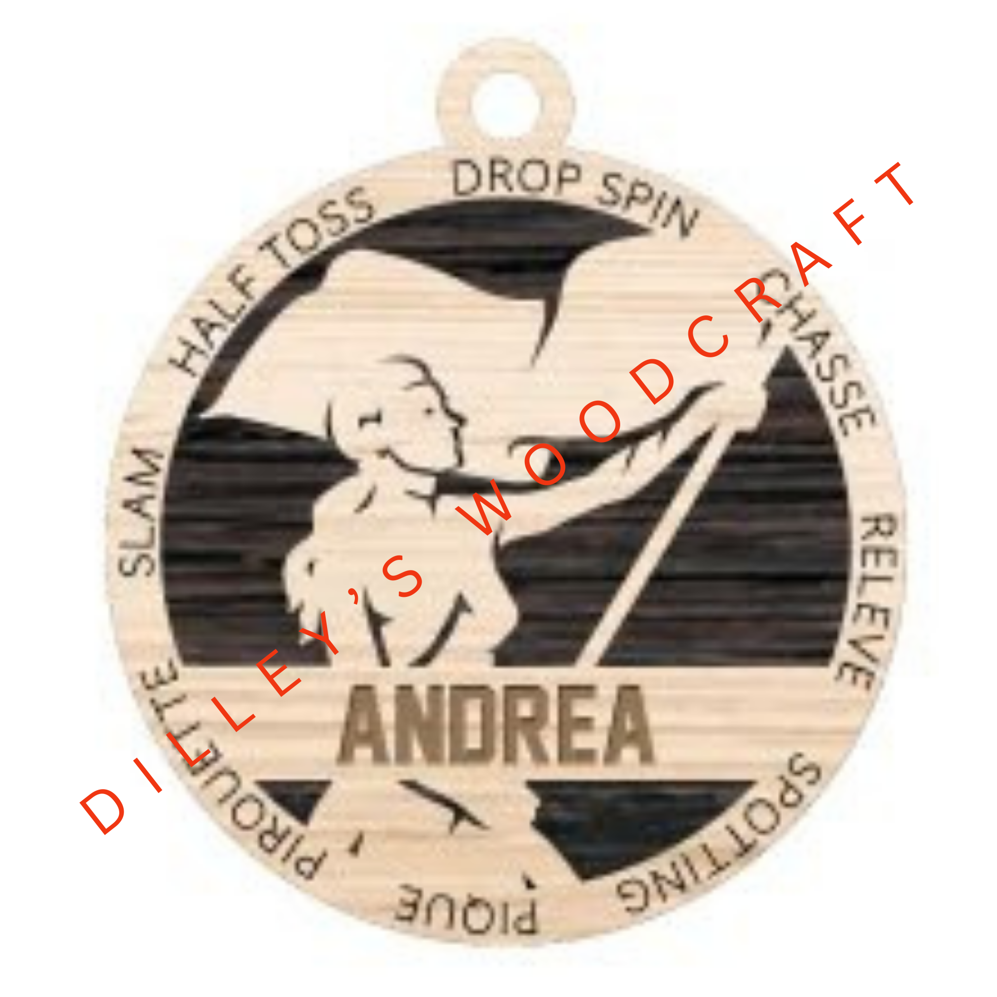 Stadium Series Ornament - Color Guard (Female)