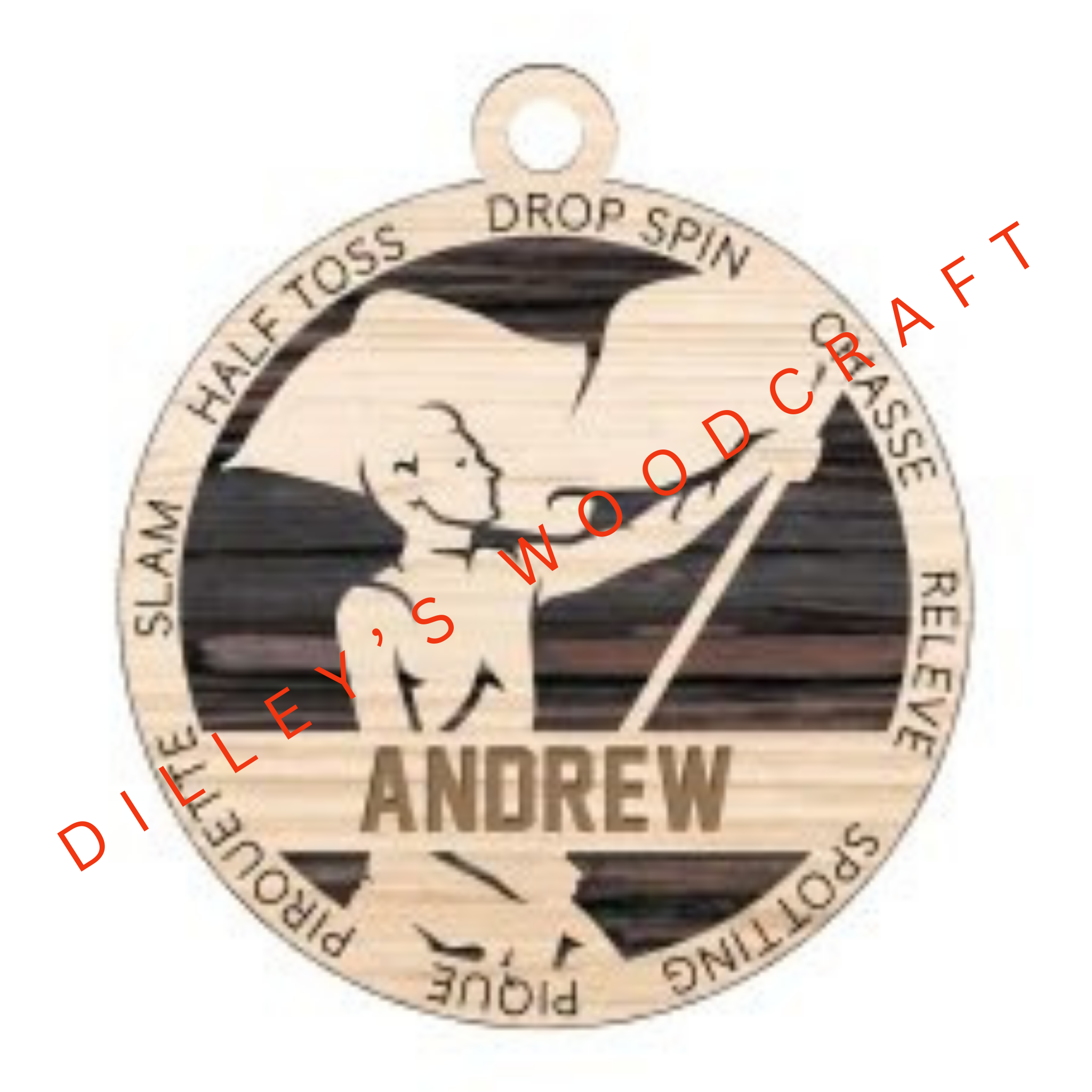 Stadium Series Ornament - Color Guard (Male)