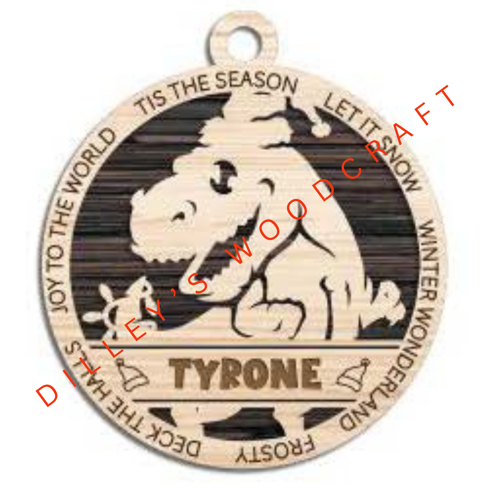 Tiny Tot Ornament - Dinosaur