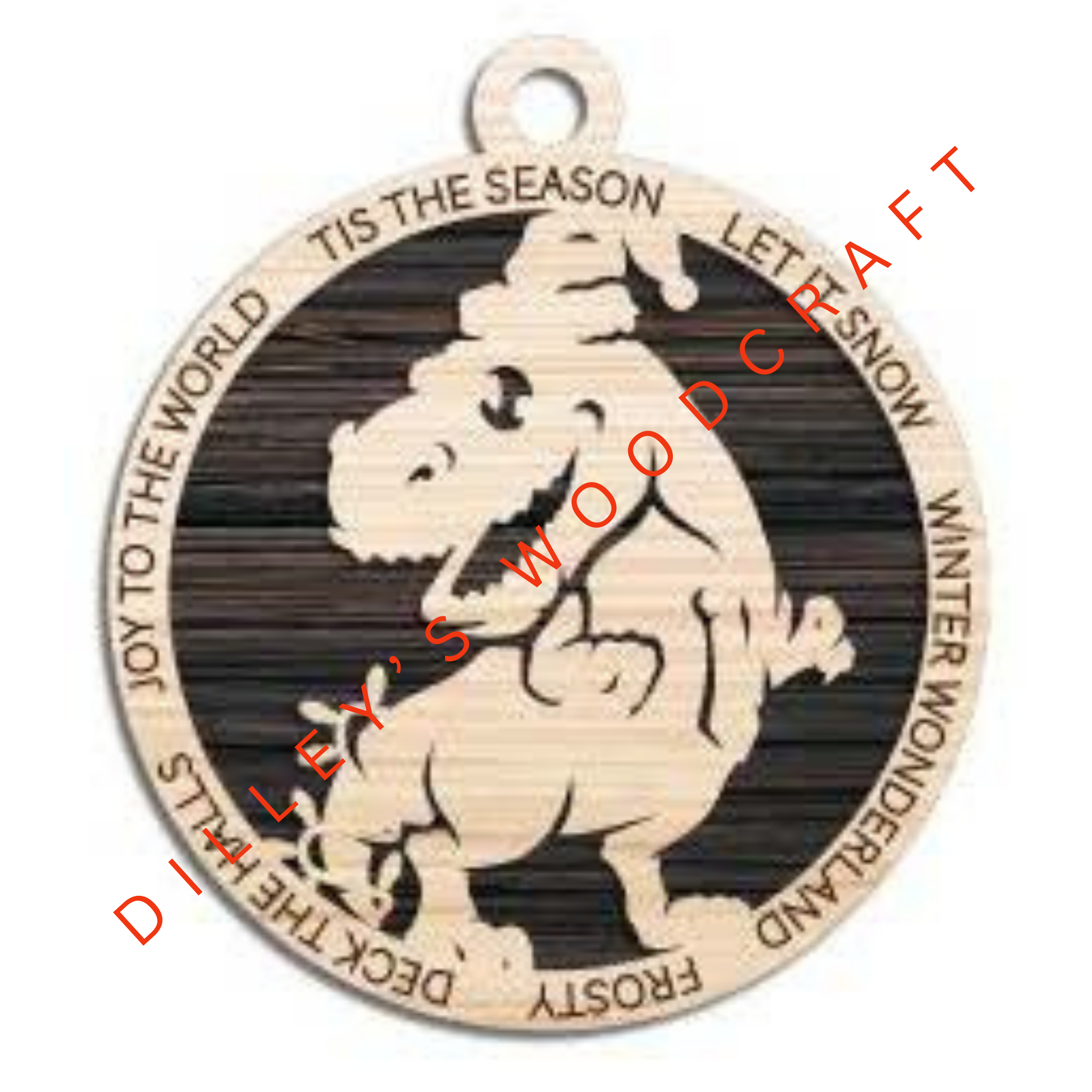 Tiny Tot Ornament - Dinosaur