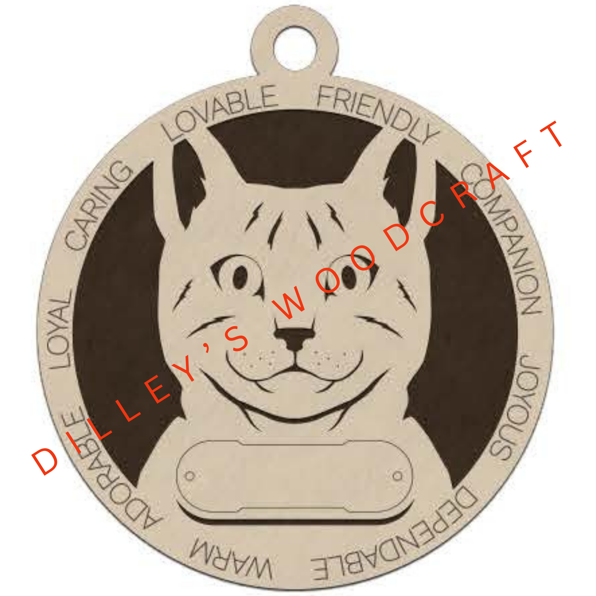 Cat Ornament Friendly - Egyptian Mau Cat