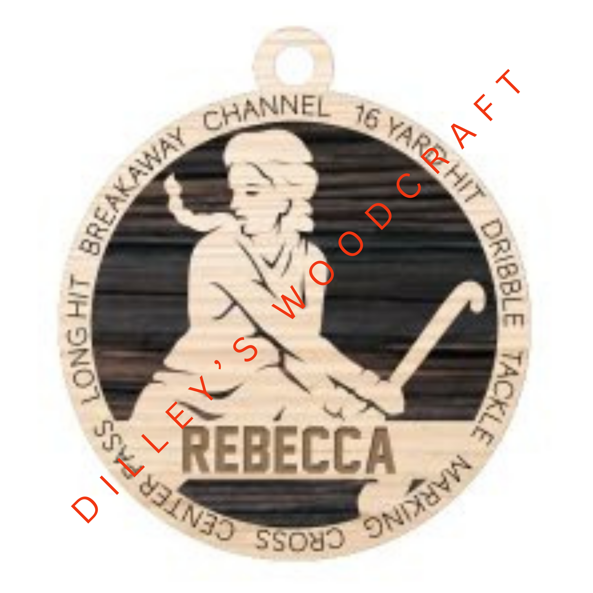 Stadium Series Ornament - Field Hockey (Female)