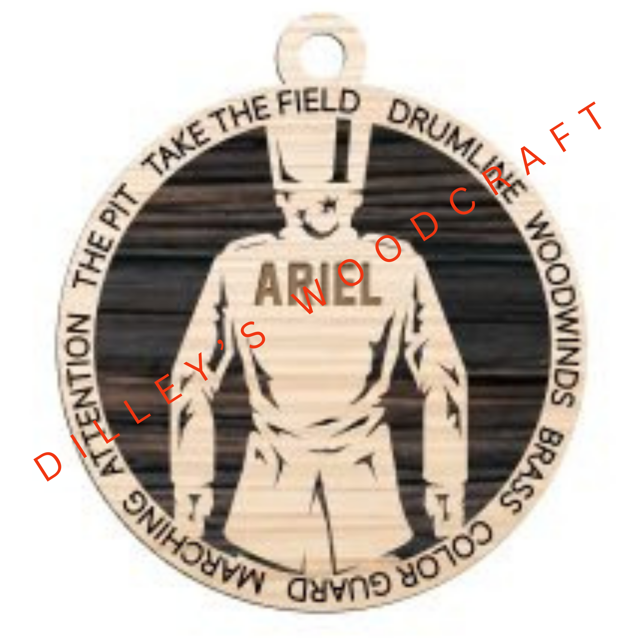 Stadium Series Ornament - Marching Band (Female)