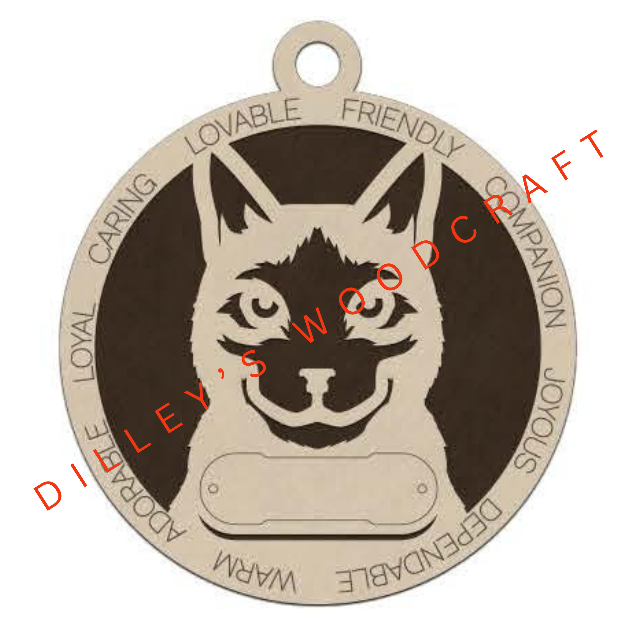 Cat Ornament Friendly - Siamese Cat