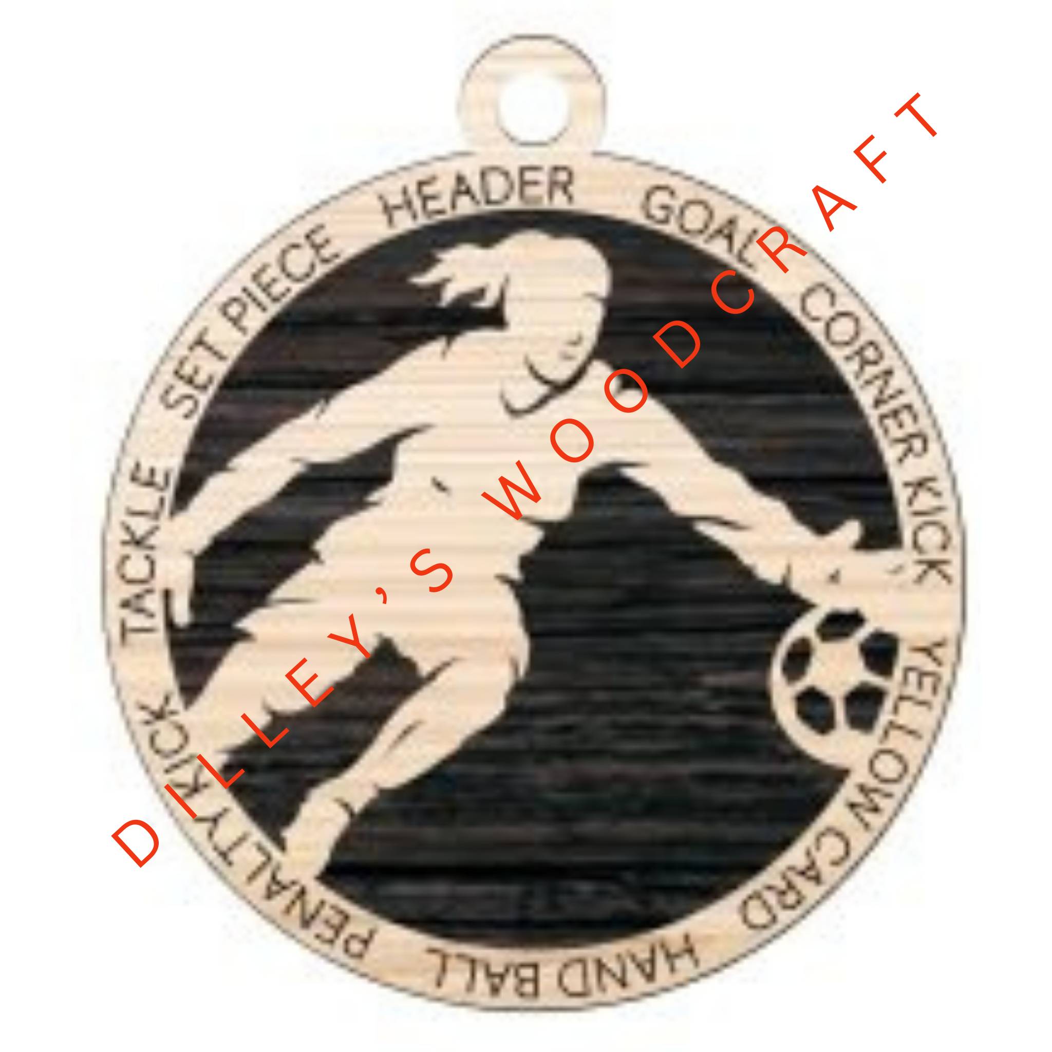 Stadium Series Ornament - Soccer Goalie (Female)