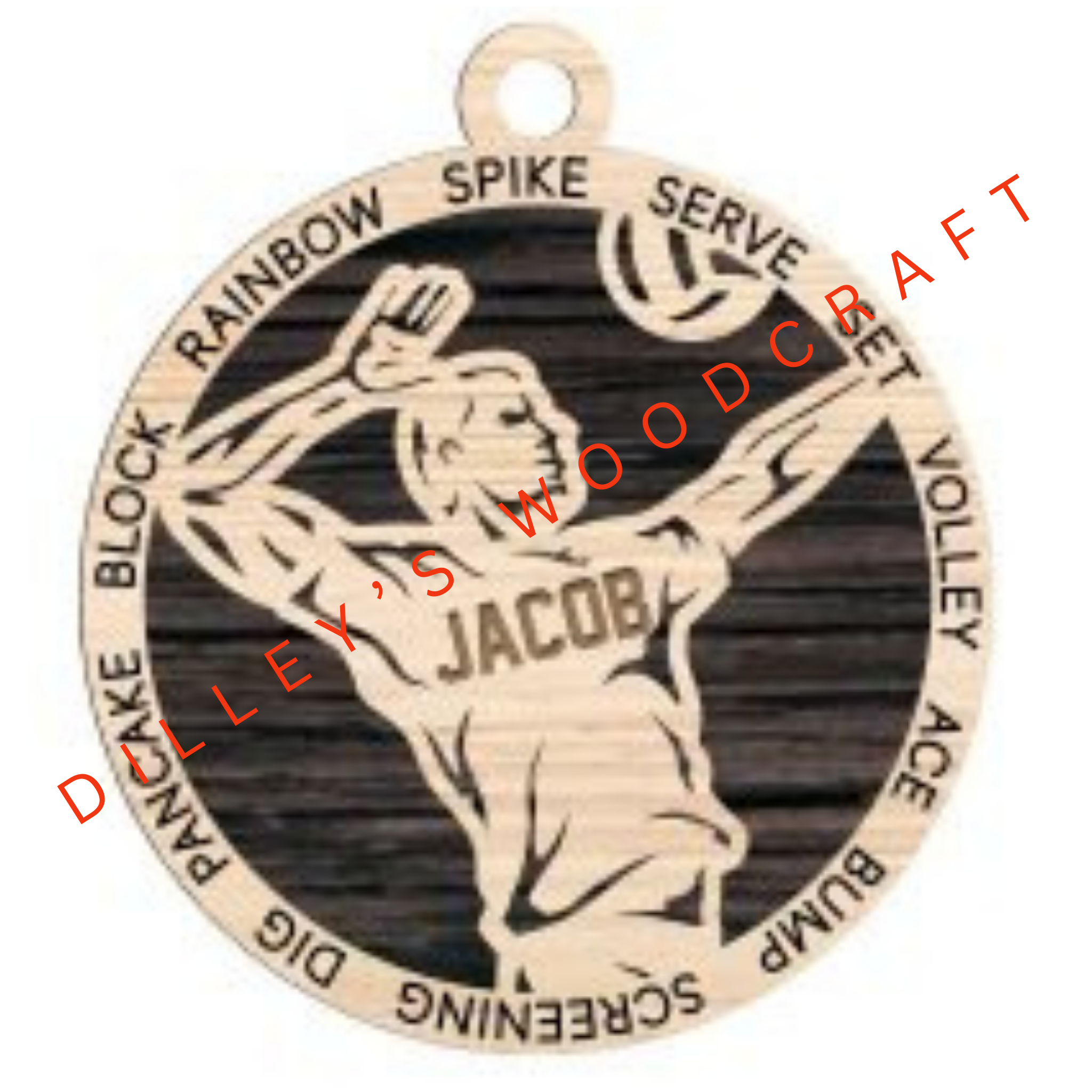 Stadium Series Ornament - Volleyball (Male)
