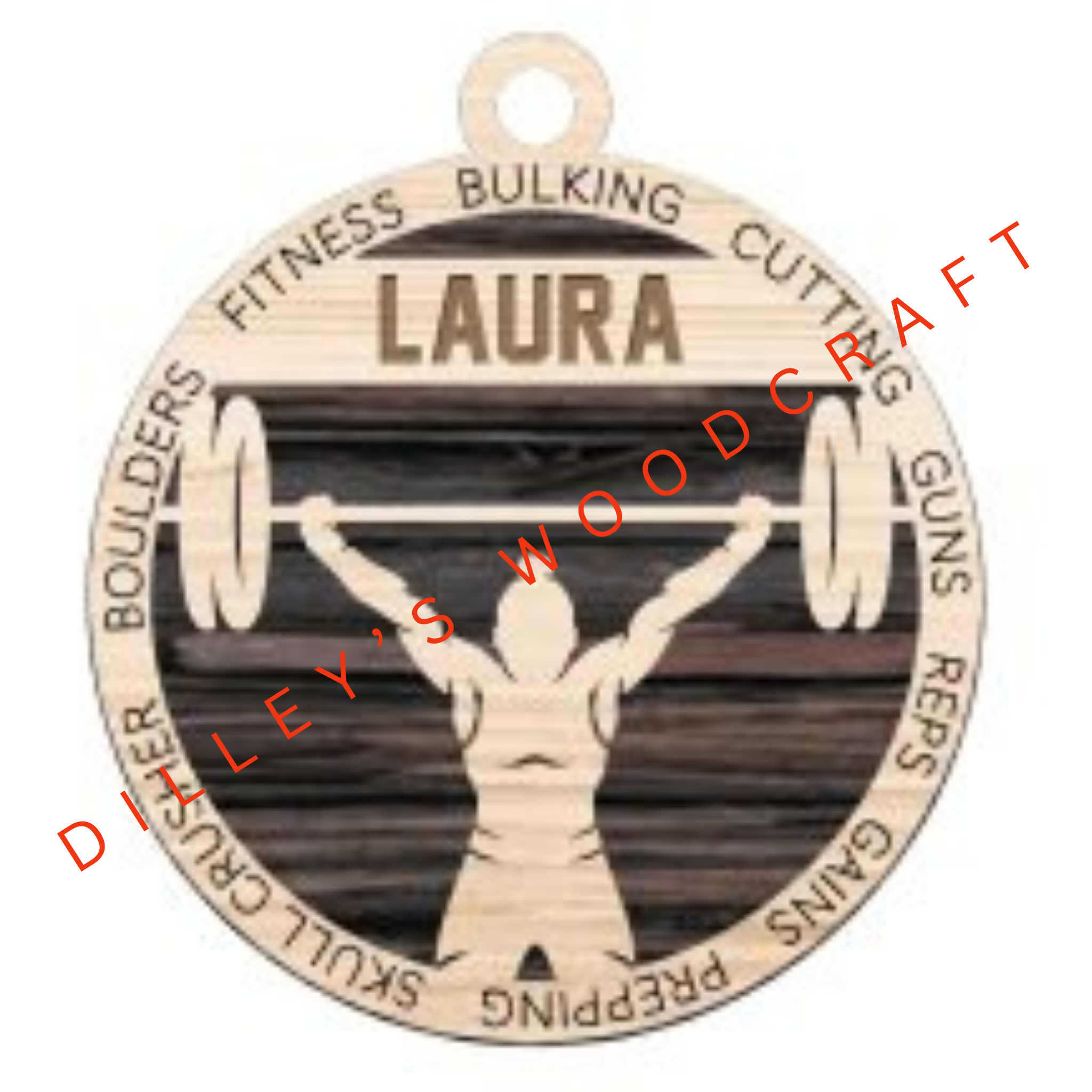 Stadium Series Ornament - Weightlifting (Female)