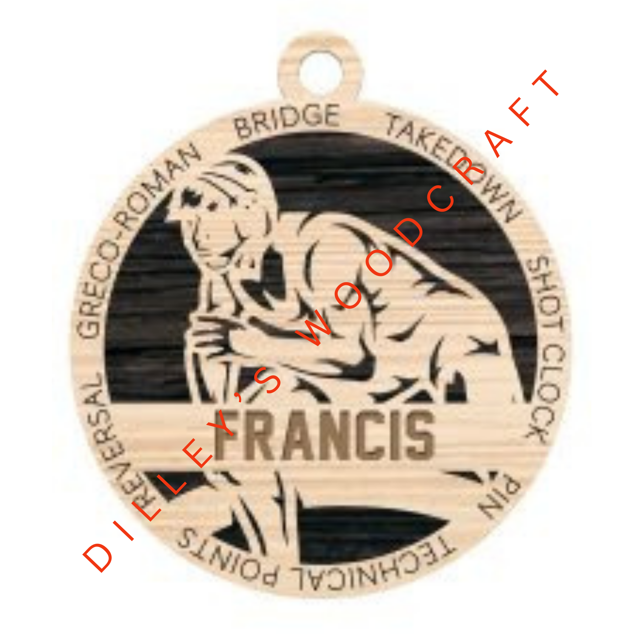 Stadium Series Ornament - Wrestling (Male)