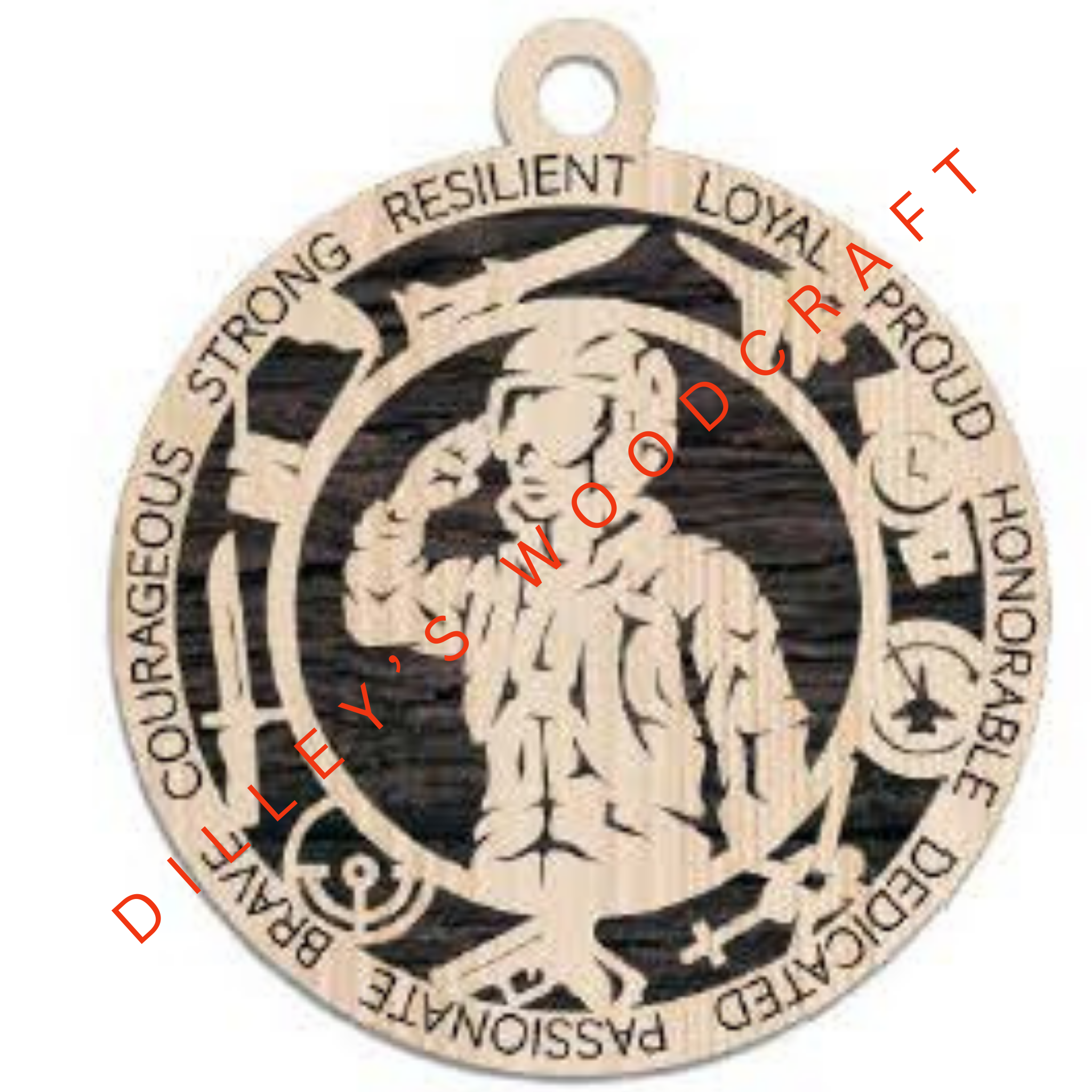 Military Ornament - Air Force Field Uniform (Female)