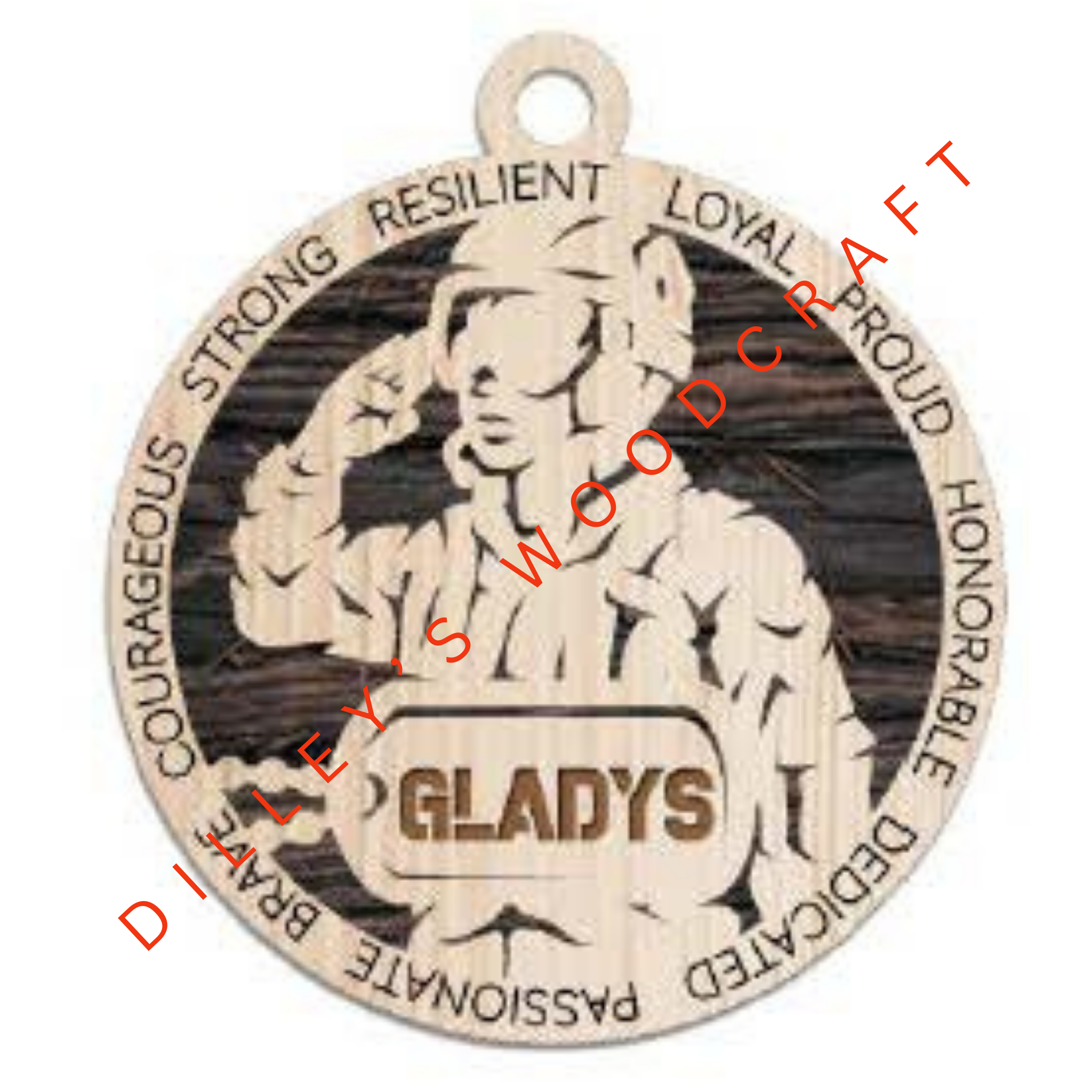 Military Ornament - Air Force Field Uniform (Female)