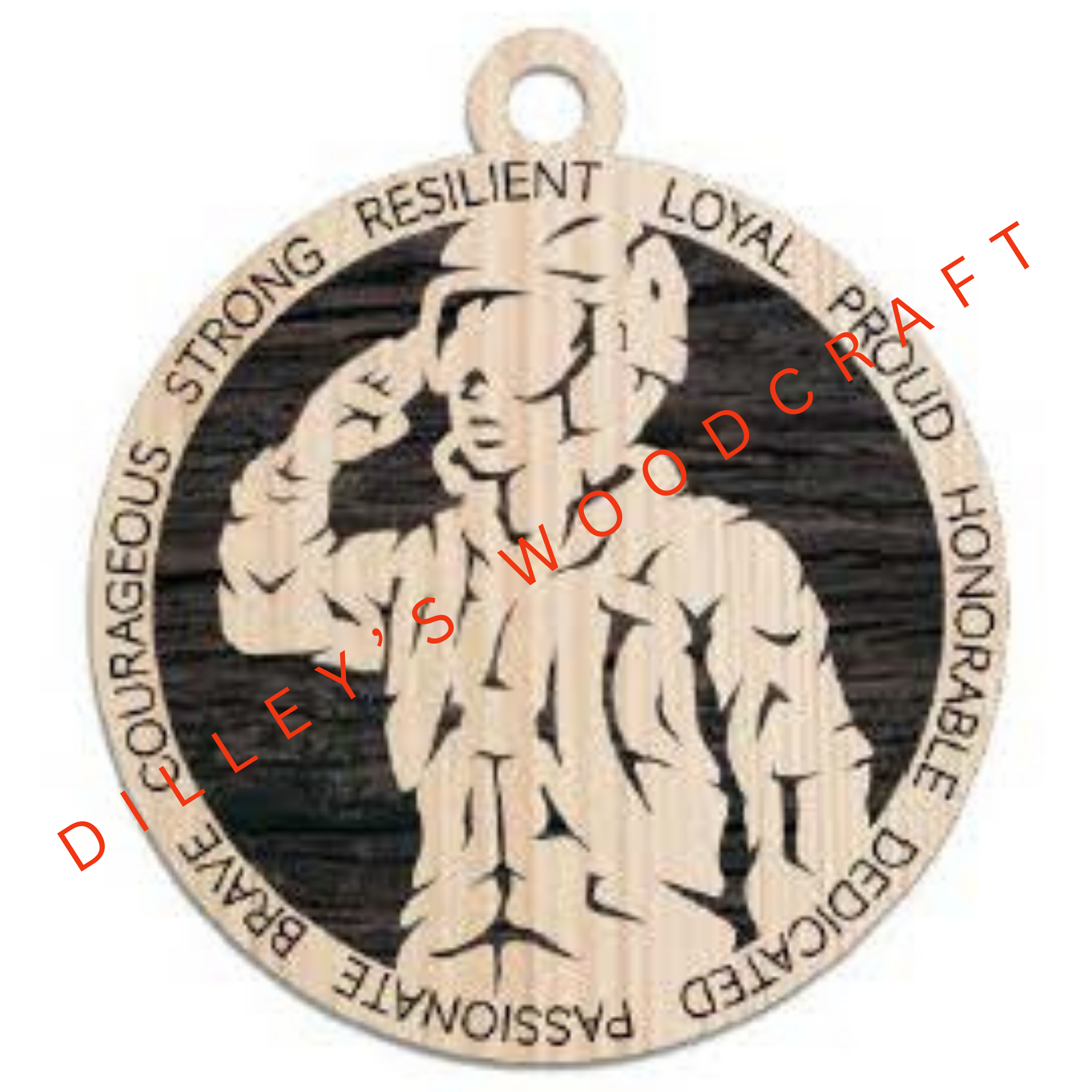 Military Ornament - Air Force Field Uniform (Female)